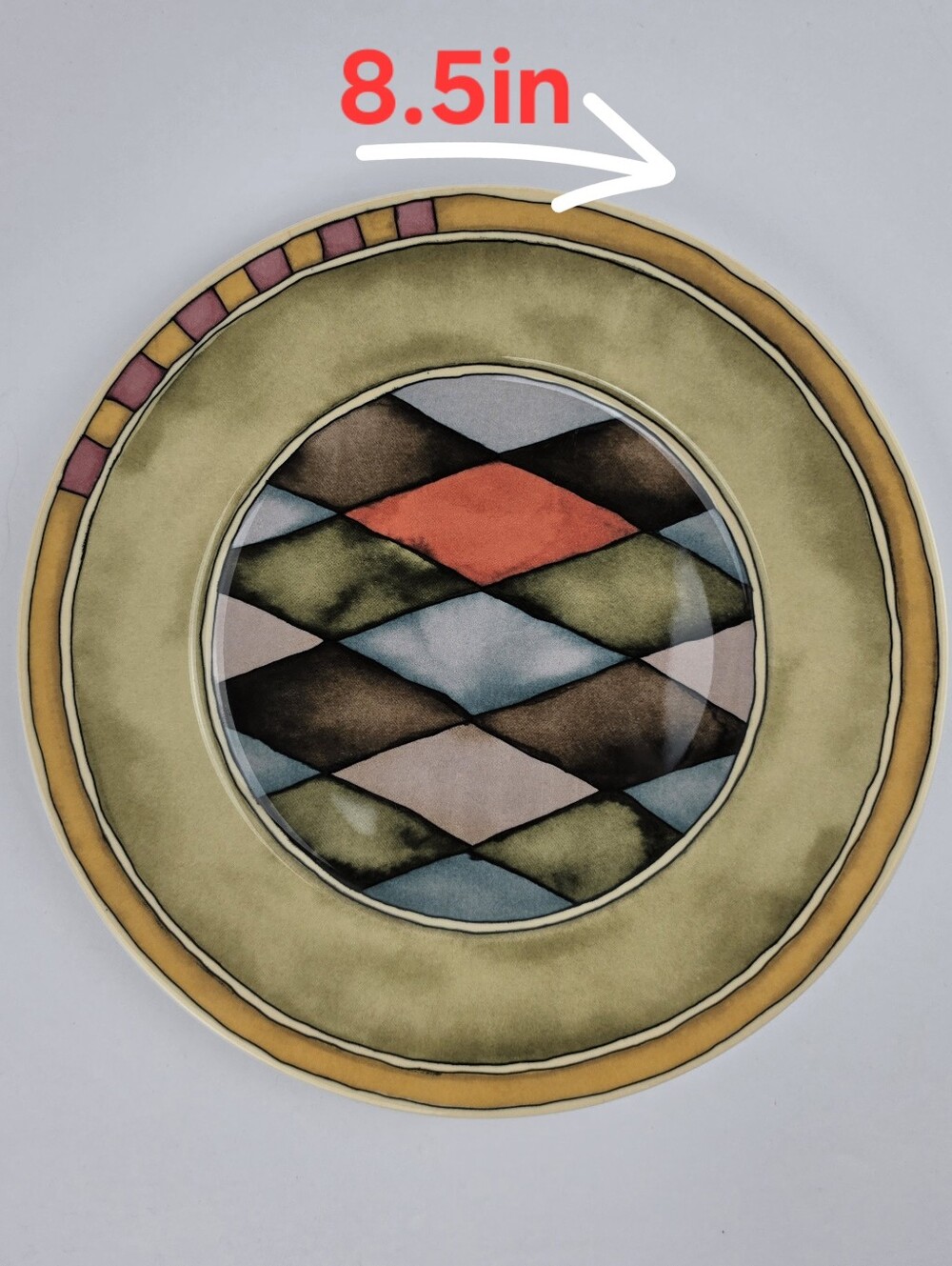 Sasaki Palazzo Paula Zangero Porcelain Salad Plate - Picture 3 of 5